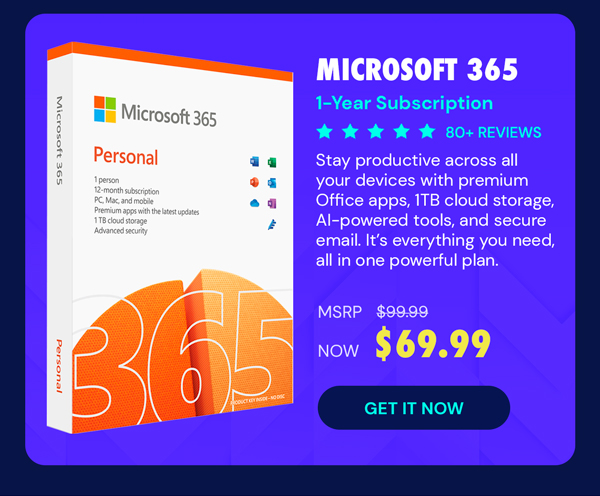 Microsoft 365: 1-Year Subscription