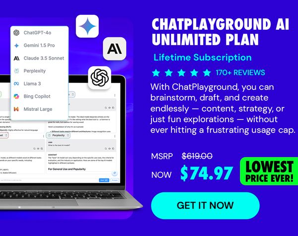 ChatPlayground AI: Lifetime Subscription (Unlimited Plan)