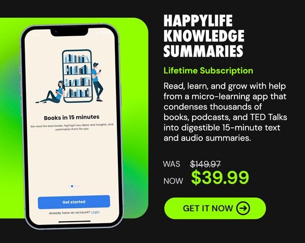 HappyLife Knowledge Summaries Lifetime Subscription