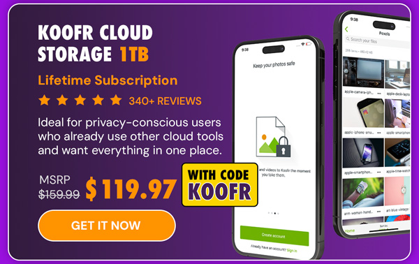 Koofr Cloud Storage: Lifetime Subscription (1TB)