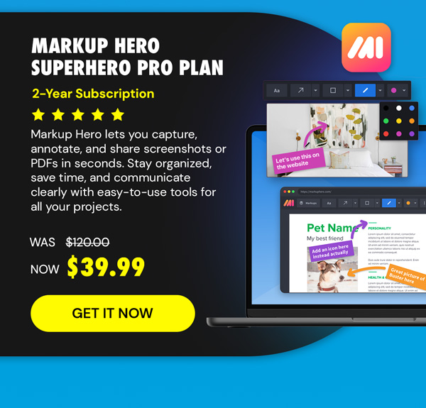 Markup Hero Superhero Pro Plan: 2-Yr Subscription