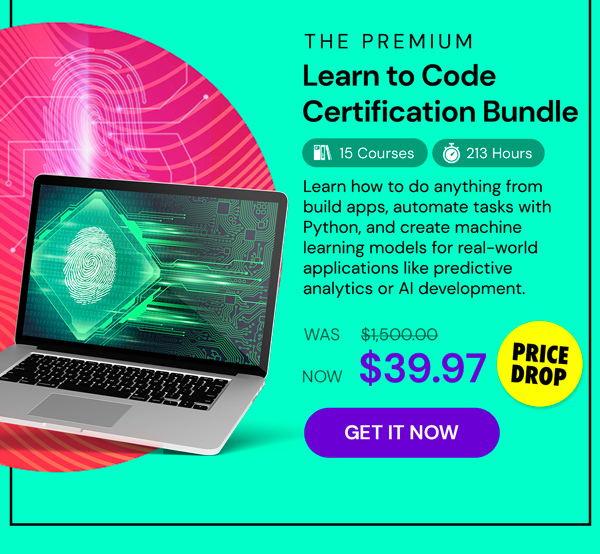 The 2024 Premium Learn to Code Certification Bundle