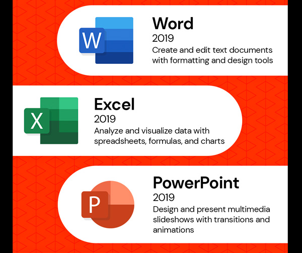 Microsoft Office 2019 for Windows or Mac Lifetime License