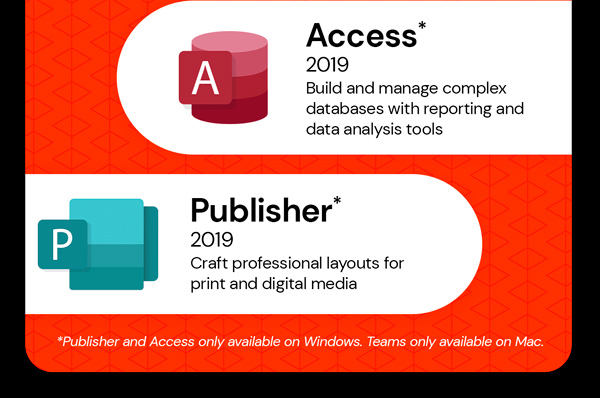 Microsoft Office 2019 for Windows or Mac Lifetime License