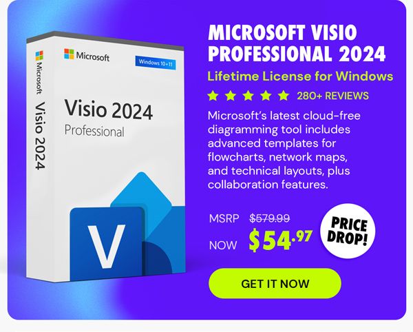 Microsoft Visio Professional 2024: Lifetime License for Windows
