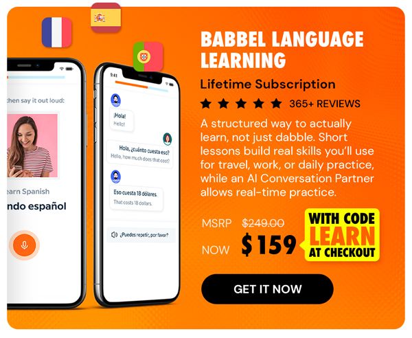 Babbel Language Learning: Lifetime Subscription (All Languages)
