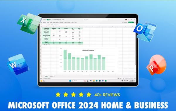 Microsoft Office 2024 for Mac or PC Lifetime License
