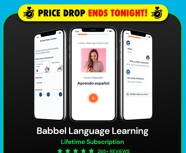 Babbel Language Learning: Lifetime Subscription (All Languages)