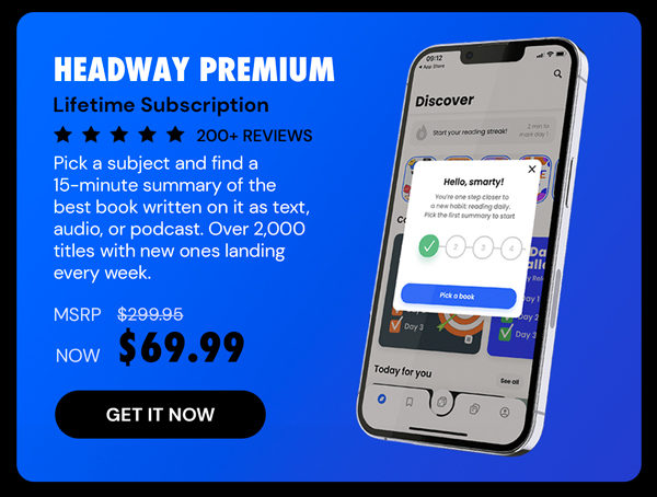 Headway Premium: Lifetime Subscription