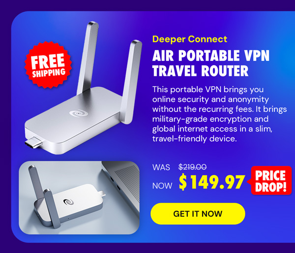 Deeper Connect Air Portable VPN Travel Router