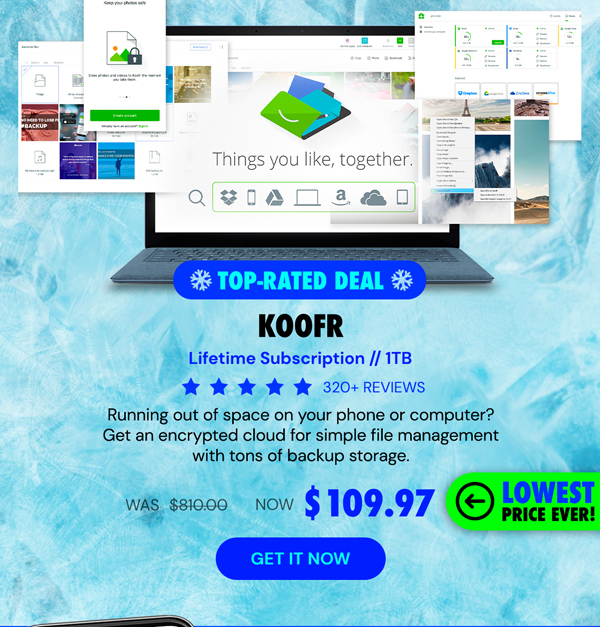 Koofr Cloud Storage: Lifetime Subscription (1TB)