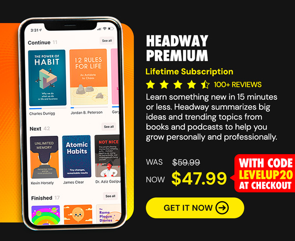 Headway Premium: Lifetime Subscription