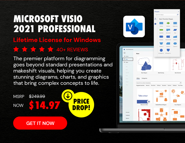 Microsoft Visio 2021 Professional: Lifetime License for Windows