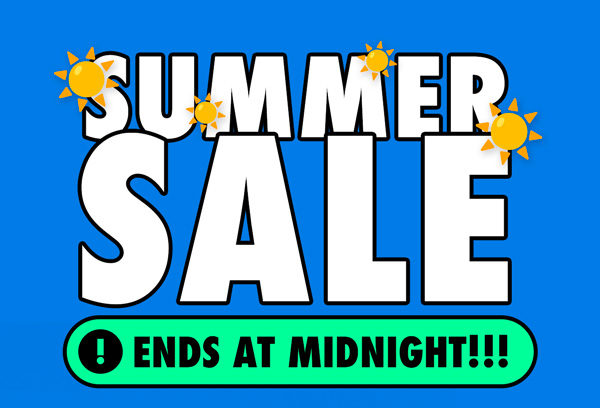 Summer Sale | Ends At Midnight!!!