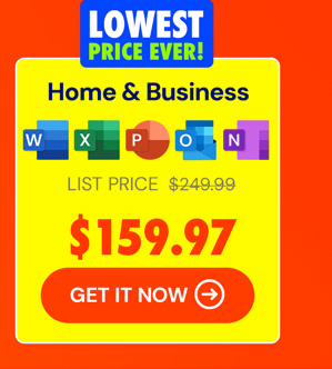 Microsoft Office 2024 Home & Business for Mac or PC Lifetime License