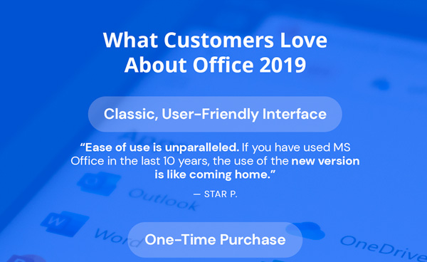 Microsoft Office 2019 for Windows or Mac | Lifetime License