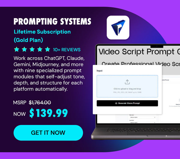 Prompting Systems: Lifetime Subscription (Gold Plan)