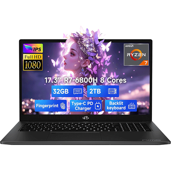 NIMO 17in Ryzen Gaming Laptop