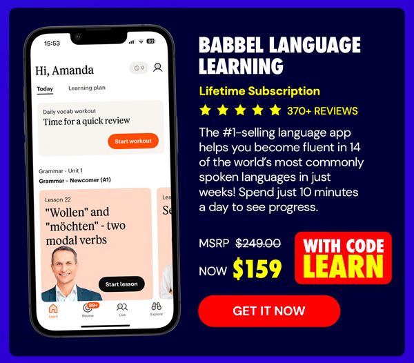 Babbel Language Learning: Lifetime Subscription (All Languages)