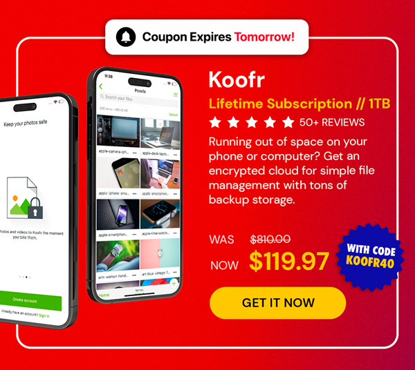 Koofr Cloud Storage: Lifetime Subscription (1TB)