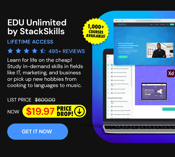 EDU Unlimited by StackSkills: Lifetime Access
