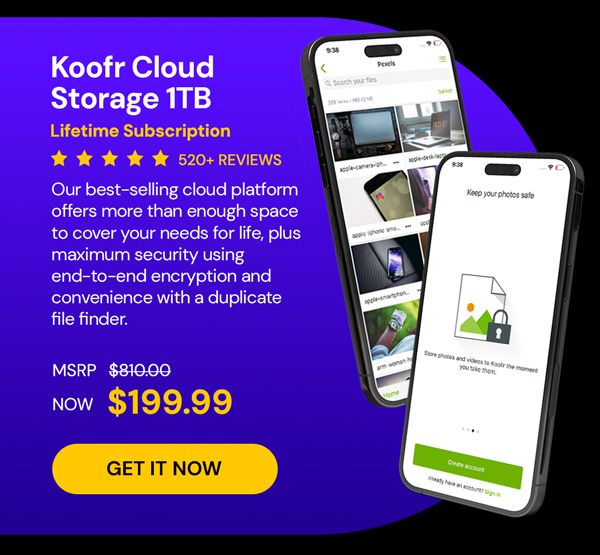 Koofr Cloud Storage: Lifetime Subscription (1TB)