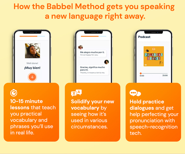 Babbel Language Learning: Lifetime Subscription (All Languages)