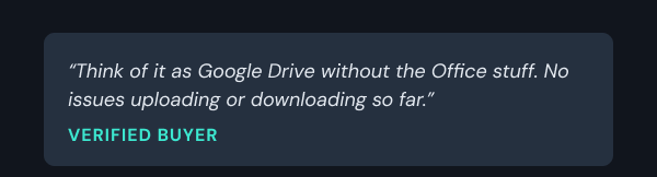 Scramble Cloud Storage Lifetime Subscription (20TB)