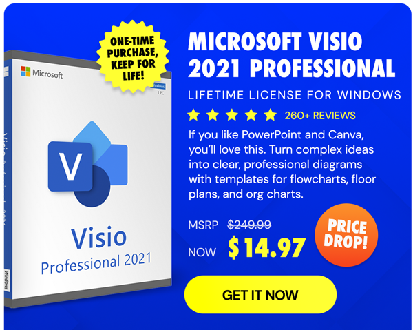 Microsoft Visio 2021 Professional: Lifetime License for Windows