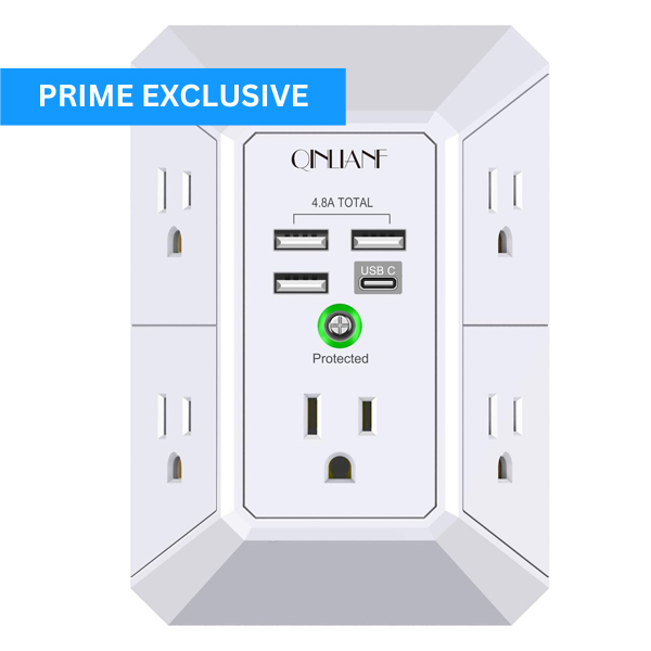 Qinlianf USB Wall Charger Extender
