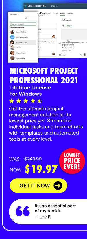 Microsoft Project Professional 2021 for Windows
