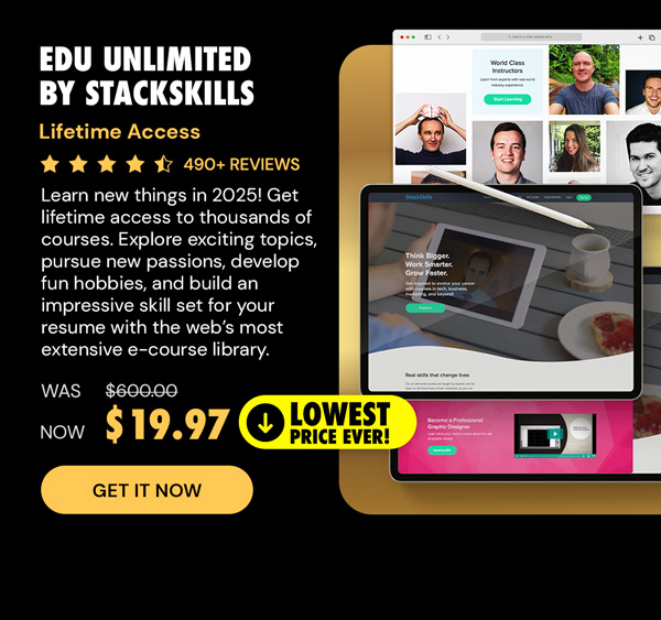 StackSkills Unlimited: Lifetime Access