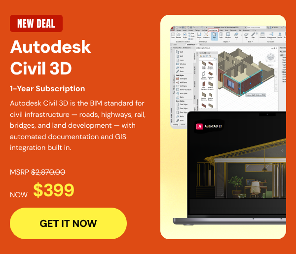 Autodesk Civil 3D: 1-Year Subscription