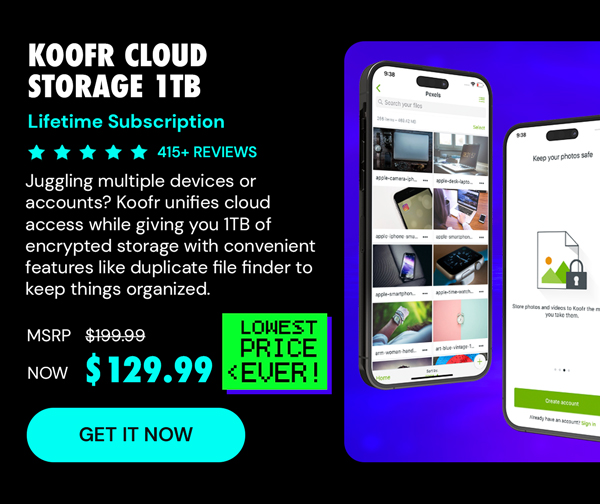 Koofr Cloud Storage: Lifetime Subscription (1TB)