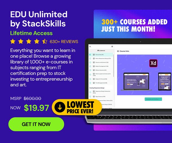 EDU Unlimited by StackSkills: Lifetime Access