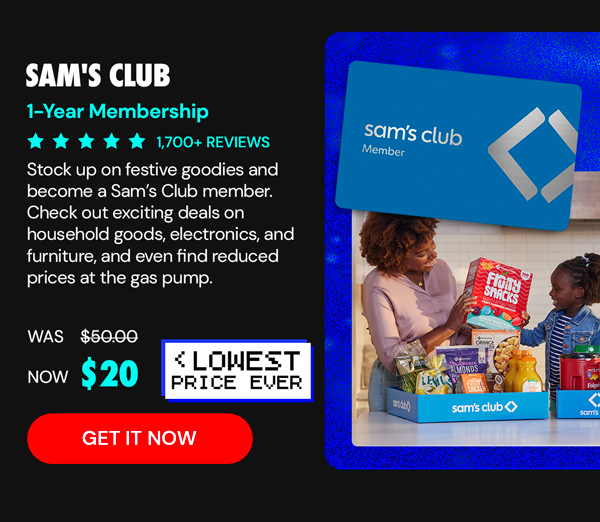 Sam's Club 1-Year Membership with Auto-Renew!