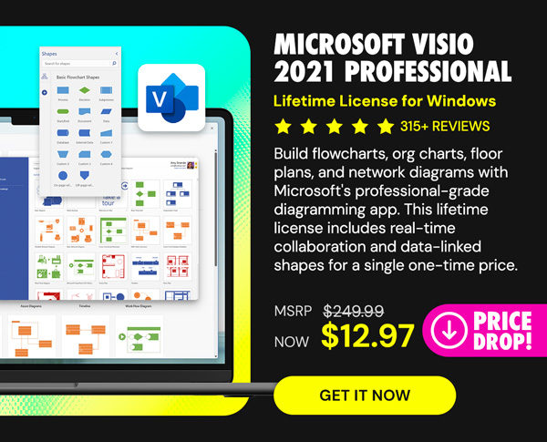 Microsoft Visio 2021 Professional: Lifetime License for Windows