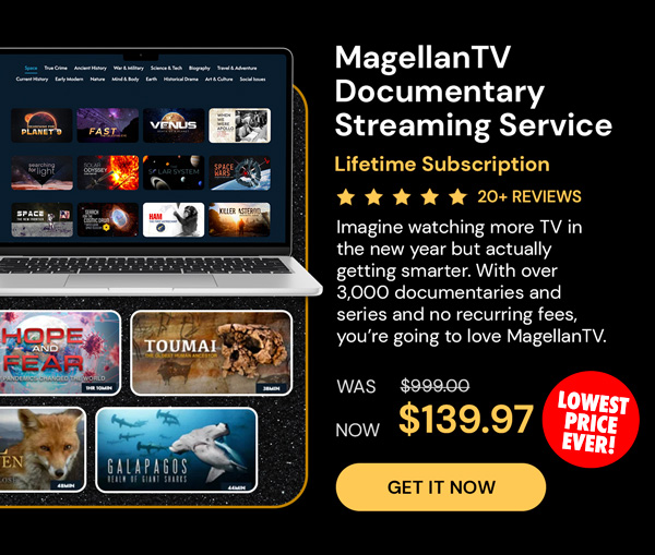 MagellanTV Documentary Streaming Service: Lifetime Subscription