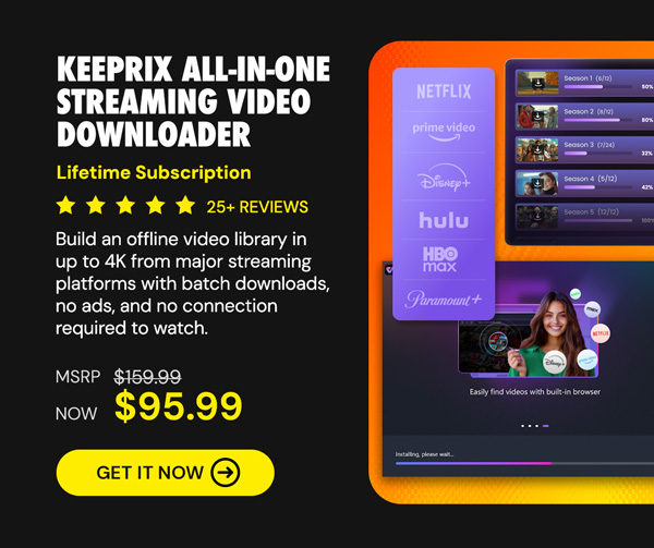 Keeprix All-in-One Streaming Video Downloader: Lifetime Subscription