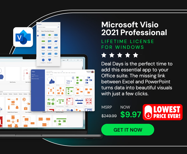 Microsoft Visio 2021 Professional: Lifetime License for Windows