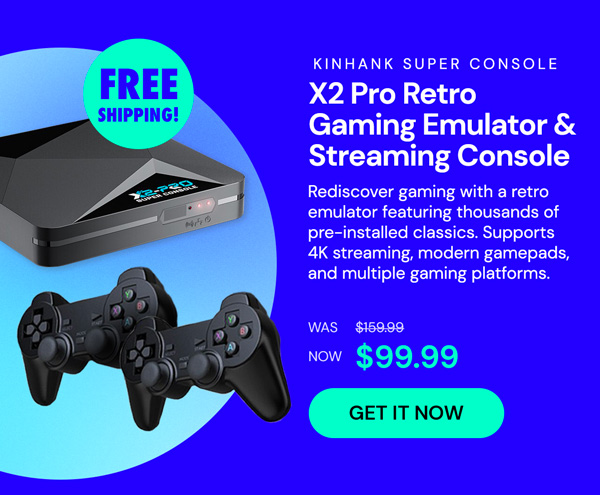Kinhank Super Console X2 Pro Retro Gaming Emulator & Streaming Console