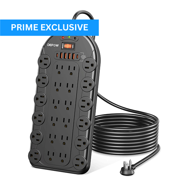24-Outlet Power Strip w/ USB