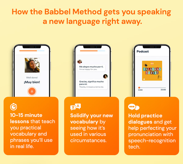 Babbel Language Learning: Lifetime Subscription (All Languages)