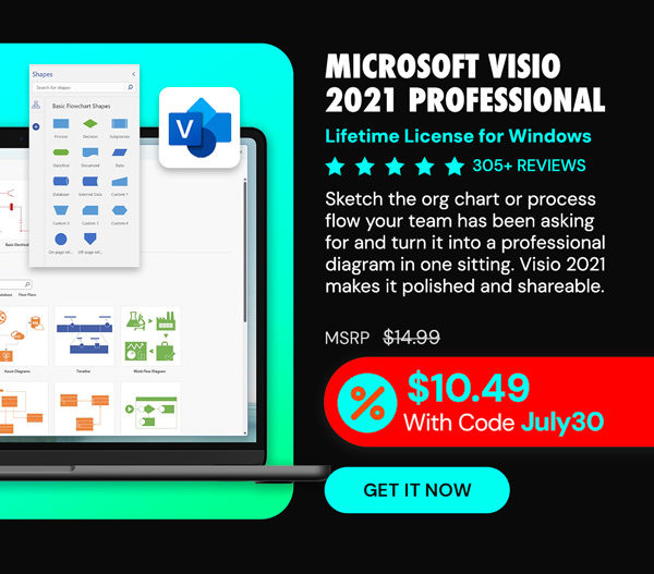 Microsoft Visio 2021 Professional: Lifetime License for Windows