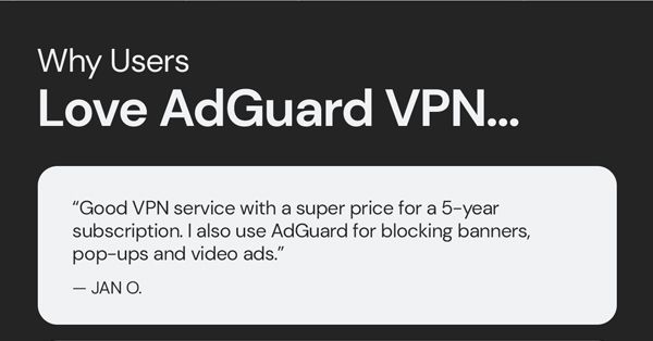 AdGuard VPN: 5-Yr Subscription