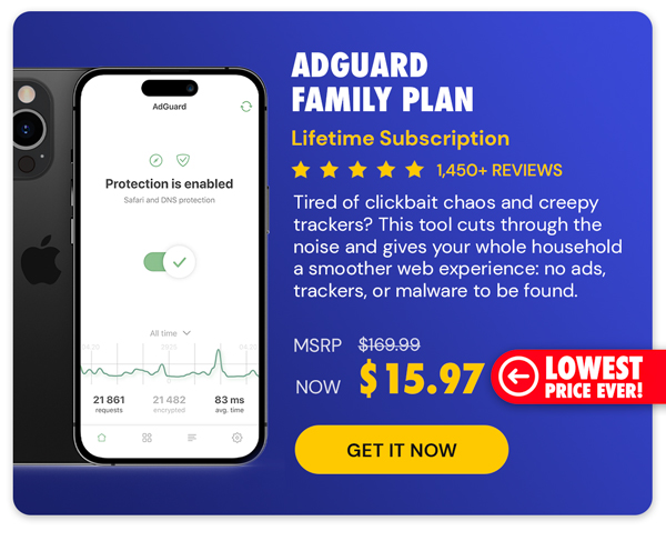 AdGuard Family Plan: Lifetime Subscription
