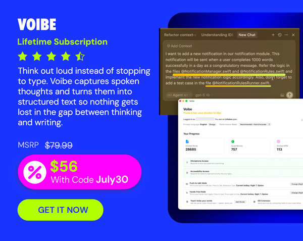 Voibe Lifetime Subscription