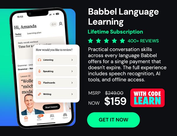 Babbel Language Learning: Lifetime Subscription (All Languages)