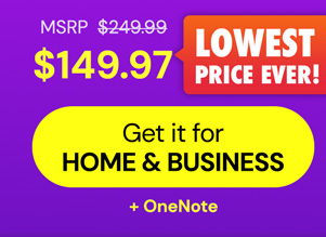 Microsoft Office 2024 Home & Business for Mac or PC Lifetime License