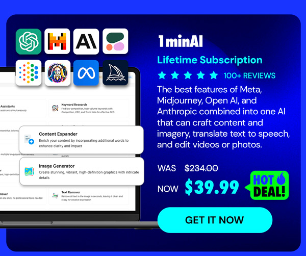 1minAI: Lifetime Subscription